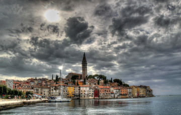 Картинка хорватия ровинь города панорамы