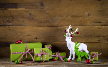 Картинка праздничные подарки+и+коробочки christmas gifts decoration wood рождество новый год подарки