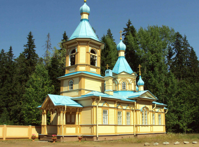 Обои картинки фото валаам, города, - православные церкви,  монастыри, успенская, церковь