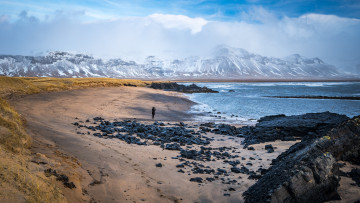 обоя природа, побережье, исландия