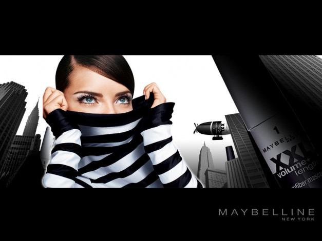 Обои картинки фото бренды, maybelline