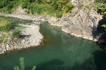 Картинка природа реки озера камни скала деревья