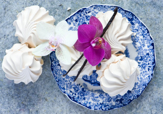 Картинка еда конфеты +шоколад +сладости зефир орхидеи