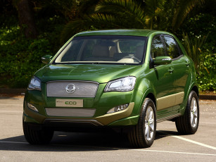 обоя ssang yong c200 eco hybrid concept 2009, автомобили, ssang yong, ssang, yong, c200, eco, hybrid, concept, 2009