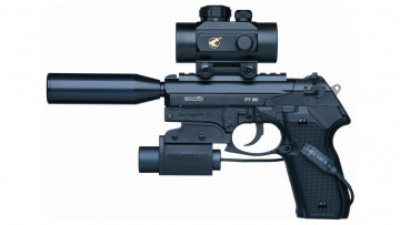 Картинка оружие пистолеты+с+глушителемглушители pistol gun customization optical lenses gamo beautiful design mini flashlight weapon 4-5mm damper noise tactical