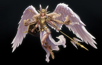 Картинка фэнтези ангелы an angel knigth hyein go ангел арт крылья