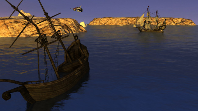 Обои картинки фото 3д графика, море , sea, море, корабли