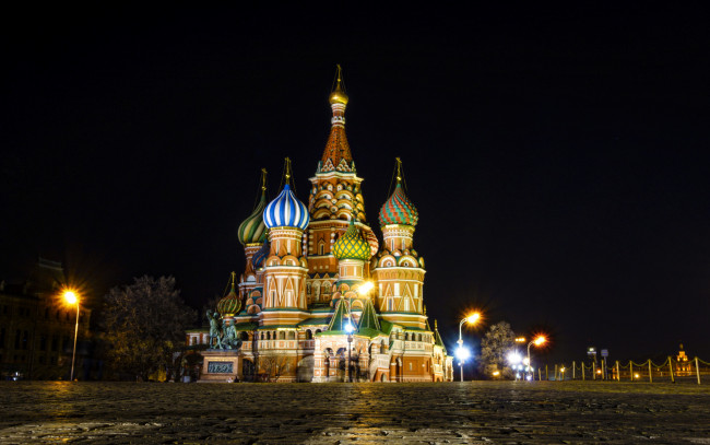 Обои картинки фото города, москва , россия, russia, собор, василия, блаженного, кремль, москва