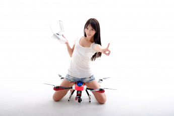 Картинка авиация дроны азиатска бпла квадрокоптер шорты синглетный взгляд