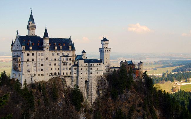 Обои картинки фото neuschwanstein, castle, germany, города, замок, нойшванштайн, германия