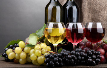 Картинка еда напитки вино виноград бокалы