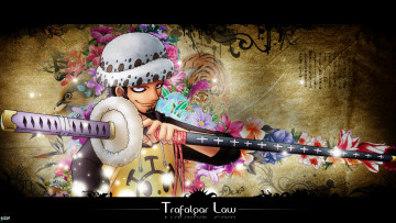 Картинка аниме one piece trafalgar law