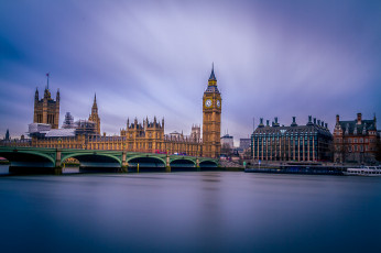 Картинка london +united+kingdom города лондон+ великобритания река мост