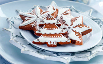 Картинка праздничные угощения печенье новогоднее