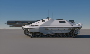 Картинка sci-fi+future+tank+concept техника 3d tank concept sci-fi future