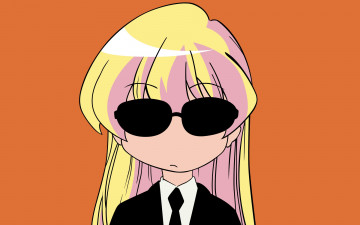 Картинка аниме pani+poni+dash девушка очки