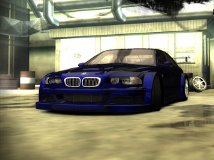 обоя bmw, m3, gtr, видео, игры, need, for, speed, most, wanted