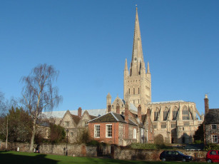 Картинка norwich uk города католические соборы костелы аббатства