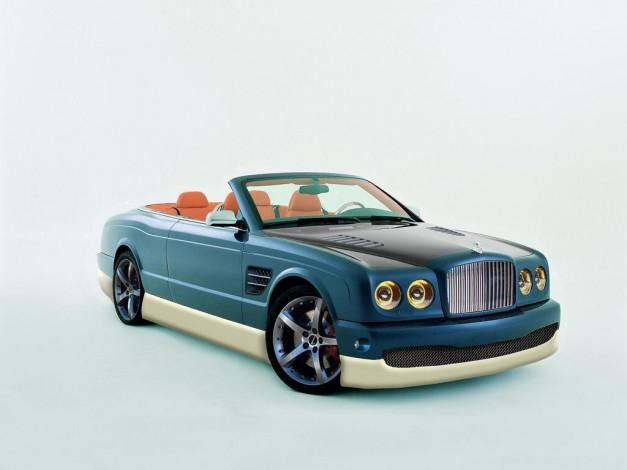 Обои картинки фото bentley, azure, convertible, автомобили, виртуальный, тюнинг