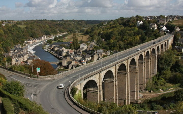 Картинка dinan france города мосты