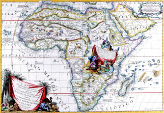 Картинка разное глобусы карты африка карта старинный гравюры