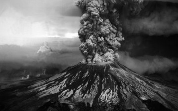 Картинка природа стихия пепел вулкан дым