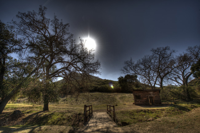 Обои картинки фото california, malibu, природа, восходы, закаты, пейзаж, луна
