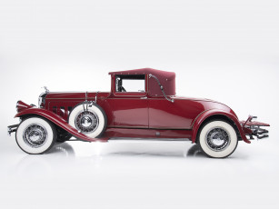 Картинка автомобили классика pierce-arrow красный 1930 coupe convertible model a