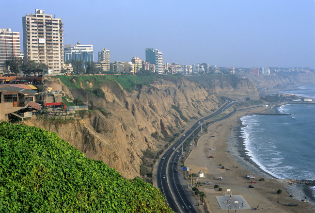 Обои картинки фото lima,  peru, города, - столицы государств, побережье