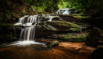 Картинка природа водопады водопад скала камни