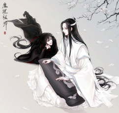 Картинка аниме mo+dao+zu+shi вэй усянь лань ванцзы гуцинь ветки