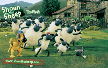 обоя мультфильмы, shaun, the, sheep