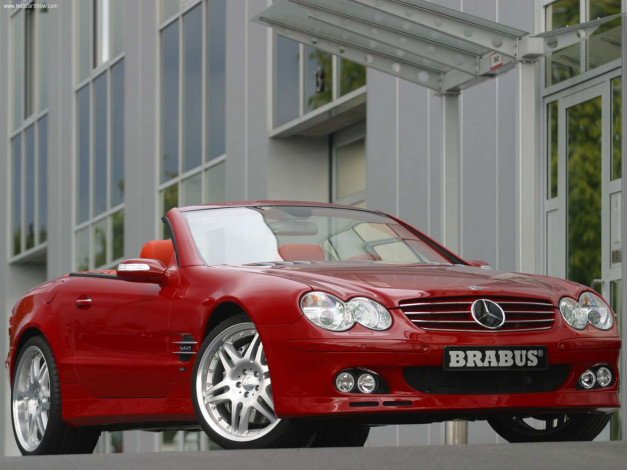 Обои картинки фото brabus, sv, 12, bi, turbo, roadster, 2003, автомобили