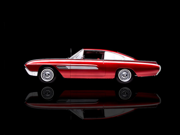 Обои картинки фото thunderbird, italien, concept, автомобили, ford