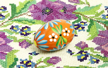 Картинка праздничные пасха вышивка яйцо