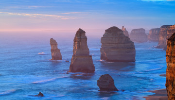 Картинка природа побережье море скалы 12 апостолов австралия alex novickov