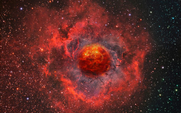 Картинка космос арт бездна планета взрыв