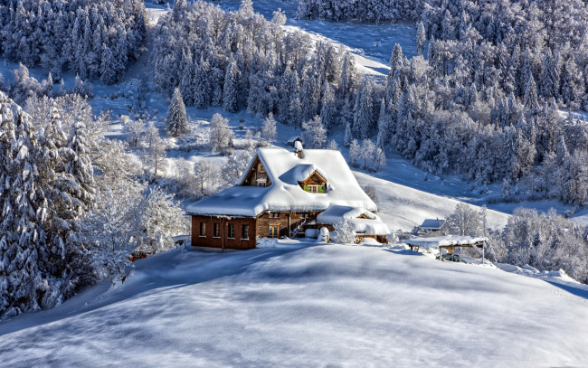 Обои картинки фото города, - здания,  дома, зима, снег, сугробы, дом