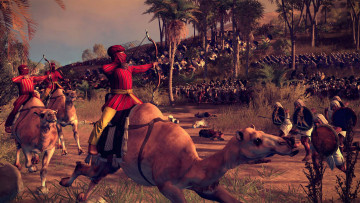 Картинка видео+игры total+war +rome+ii верблюды отряды сражение