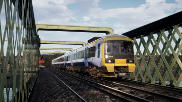 обоя видео игры, train sim world 2, поезд, мост