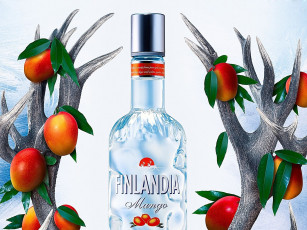 Картинка бренды finlandia бутылка водка рога