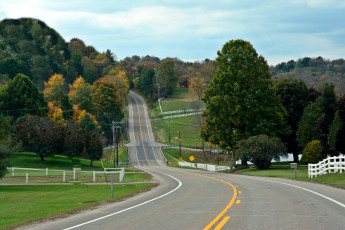 Картинка природа дороги шоссе деревья