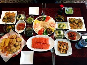 Картинка еда разное korean new year