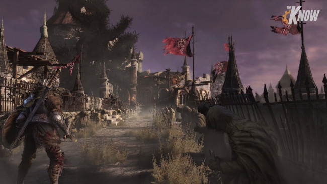 Обои картинки фото видео игры, dark souls 3, город