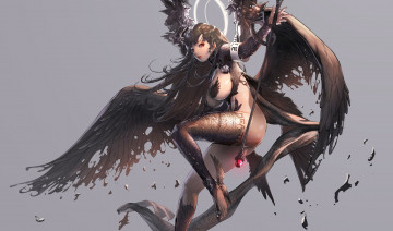 Картинка аниме ангелы +демоны queen's blade