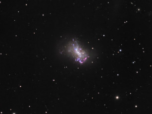 Картинка ngc 4449 космос галактики туманности