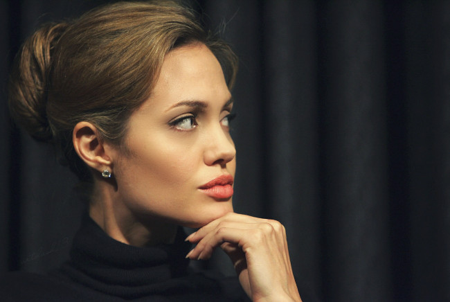 Обои картинки фото Angelina Jolie, 1, девушки