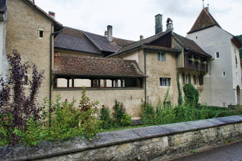 Картинка сент урсан города здания дома швейцария jura