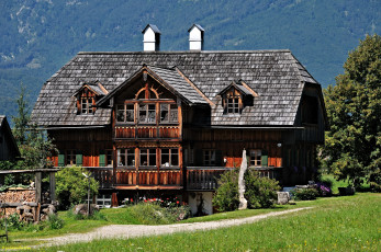 Картинка города здания дома австрия бад гойзерн