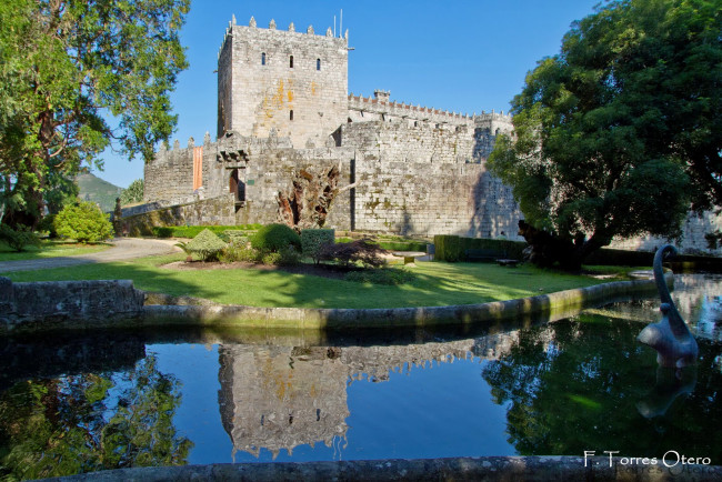 Обои картинки фото castelo, de, soutomaior, города, дворцы, замки, крепости, испания